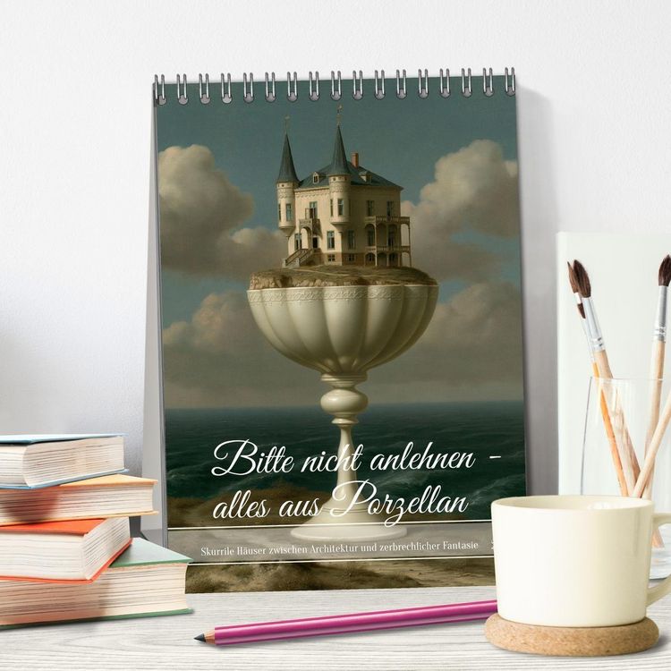 Produktbild: Bitte nicht anlehnen &ndash; alles aus Porzellan (Tischkalender 2027 DIN A5 hoch), CALVENDO Monatskalender