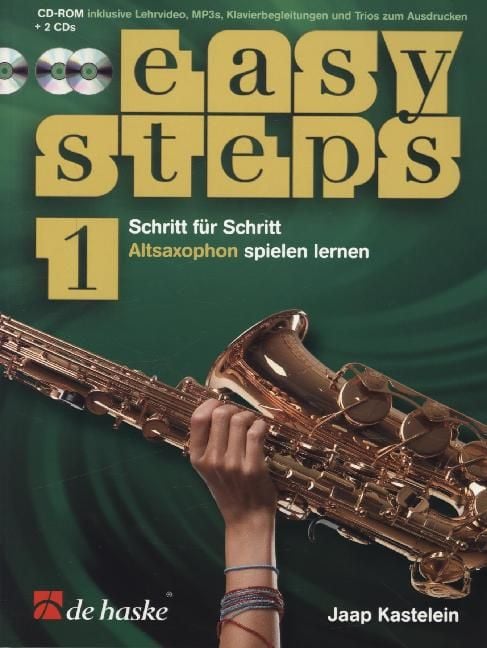 Produktbild: Easy Steps f&uuml;r Altsaxophon, m. 2 Audio-CDs + CD-ROM.Vol.1