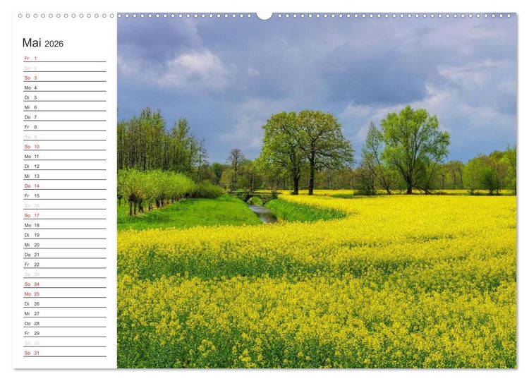 Produktbild: Ostfriesland - zwischen Watt und Moor (hochwertiger Premium Wandkalender 2026 DIN A2 quer), Kunstdruck in Hochglanz