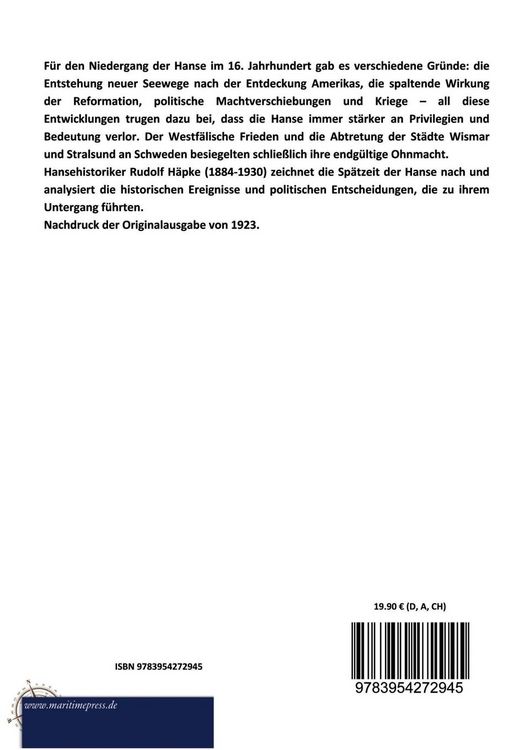 Produktbild: Der Untergang der Hanse