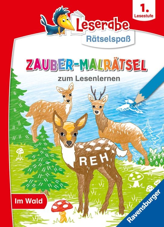 Bild vom Artikel Leserabe Rätselspaß - Zauber-Malrätsel zum Lesenlernen: Im Wald (1. Lesestufe) vom Autor Melinda Ronto