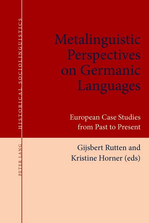 Produktbild: Metalinguistic Perspectives on Germanic Languages