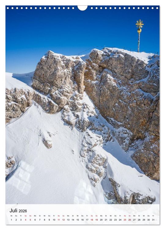 Produktbild: Garmisch-Partenkirchen und die faszinierende Bergwelt der Alpen (Wandkalender 2026 DIN A3 hoch), CALVENDO Monatskalender