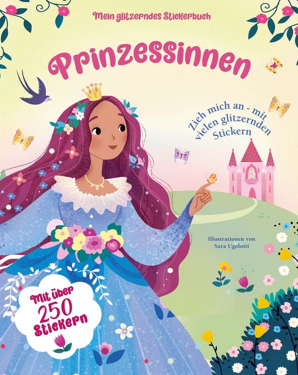 Produktbild: Mein glitzerndes Stickerbuch. Prinzessinnen