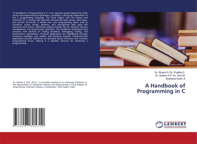 Produktbild: A Handbook of Programming in C