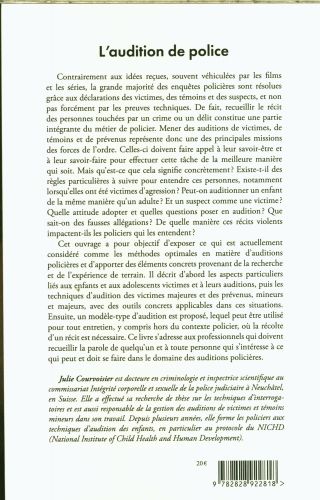 Produktbild: L'audition de police