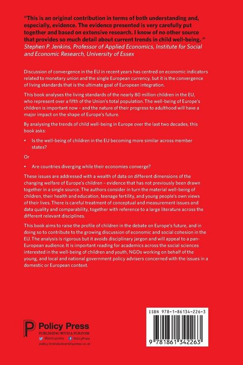 Produktbild: The welfare of Europe's children