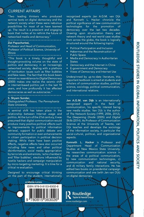 Produktbild: Internet and Democracy in the Network Society