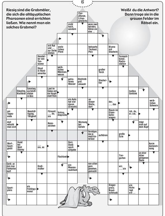 Kreuzwortrtsel ab 8 Jahren" von Schwager & Steinlein Verlag bei bcher.de  bestellen