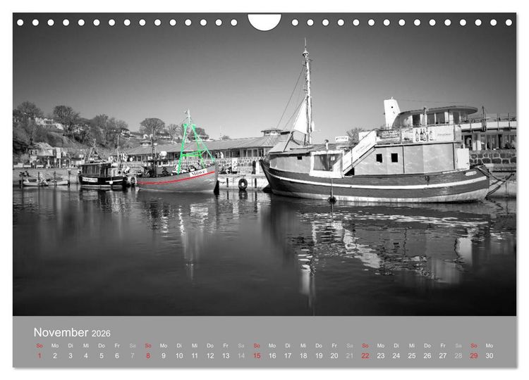 Produktbild: H&auml;fen der Ostsee (Wandkalender 2026 DIN A4 quer), CALVENDO Monatskalender