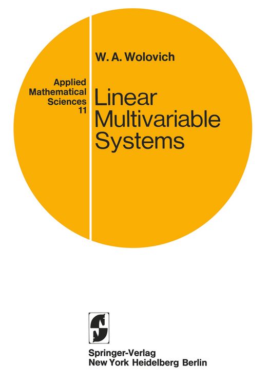 Produktbild: Linear Multivariable Systems