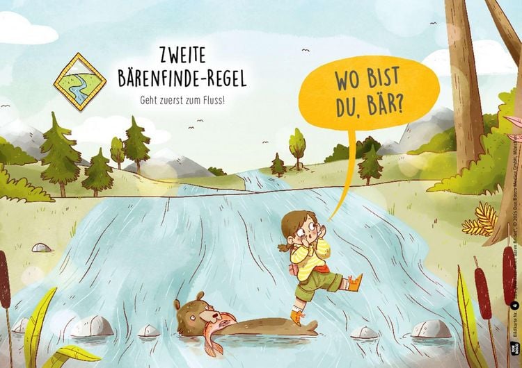 Produktbild: Wie man einen B&auml;ren findet. Kamishibai Bildkartenset