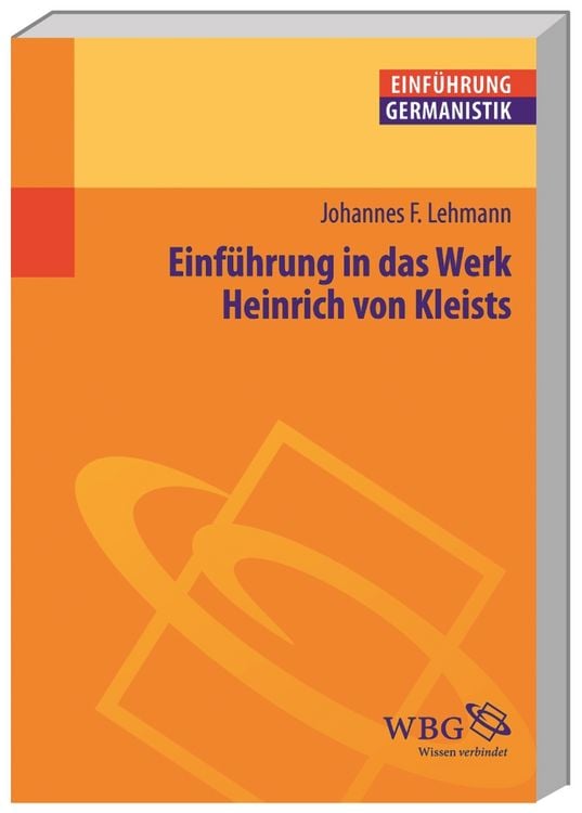Produktbild: Einführung in das Werk Heinrich von Kleists