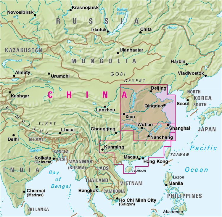 Produktbild: Nelles Map China: Central 1:1 750 000