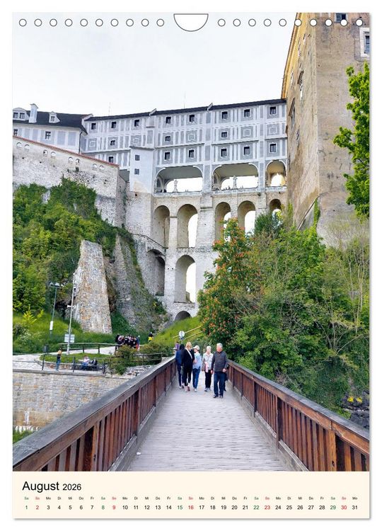 Produktbild: Krumau in Tschechien - Wundersch&ouml;nes Cesky Krumlov (Wandkalender 2026 DIN A4 hoch), CALVENDO Monatskalender