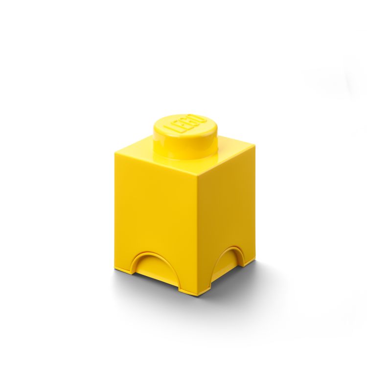 Produktbild: LEGO&reg; Aufbewahrungsstein 1 Noppe Gelb