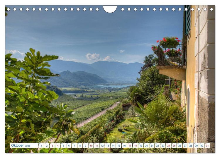Produktbild: S&uuml;dtiroler Impressionen (Wandkalender 2026 DIN A4 quer), CALVENDO Monatskalender