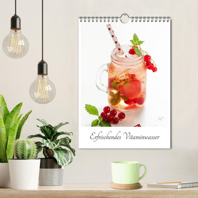 Produktbild: Erfrischendes Vitaminwasser (Wandkalender 2026 DIN A4 hoch), CALVENDO Monatskalender