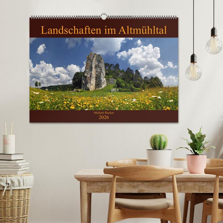 Produktbild: Landschaften im Altm&uuml;hltal (Wandkalender 2026 DIN A2 quer), CALVENDO Monatskalender