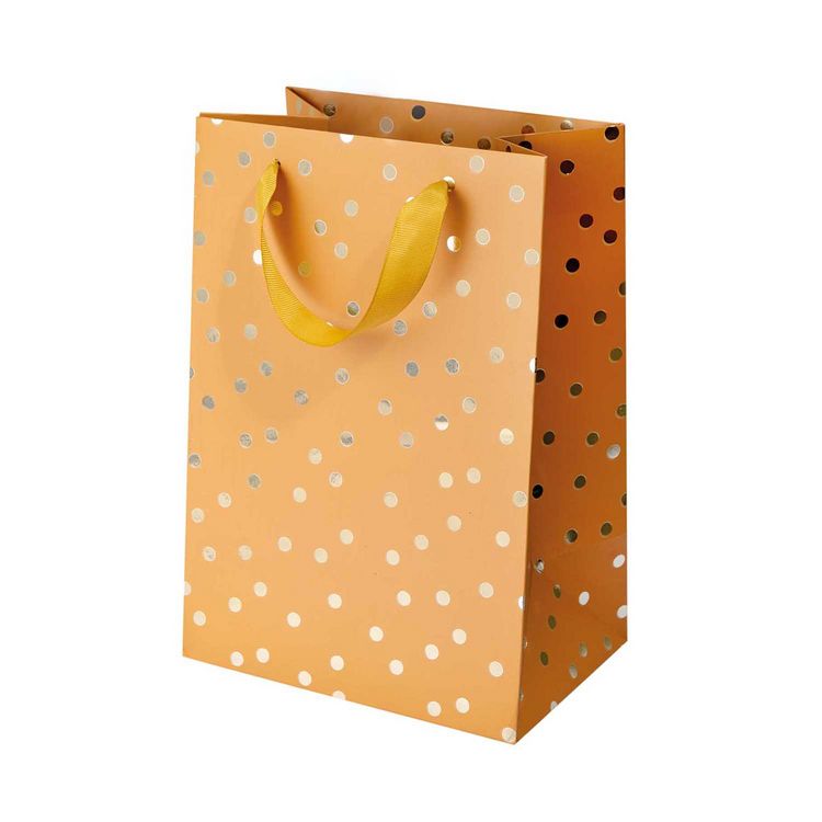 Produktbild: Geschenkt&uuml;te, Punkte, Senffarben
