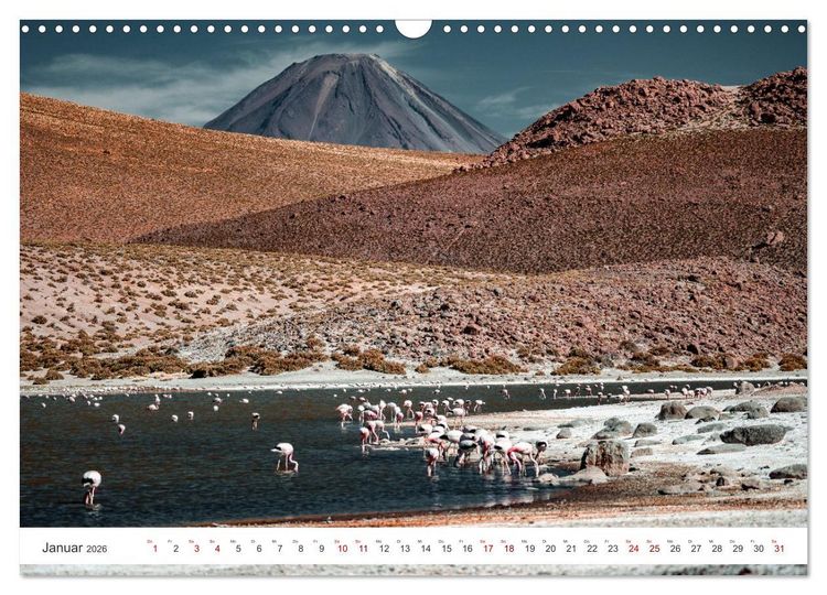 Produktbild: Chile - Die stille Kraft der Atacama (Wandkalender 2026 DIN A3 quer), CALVENDO Monatskalender