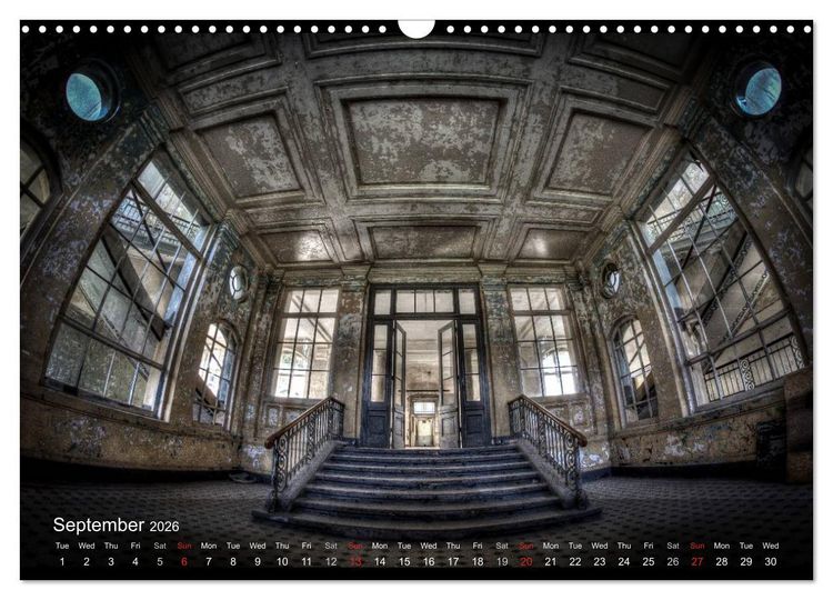 Produktbild: Lost Places HDR Beelitz II (Wall Calendar 2026 DIN A3 landscape), CALVENDO 12 Month Wall Calendar