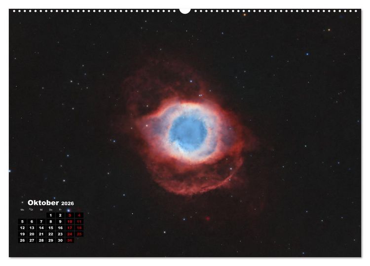 Produktbild: InfinityAstro - die Unendlichkeit im Bild - Astrofotos von Roland Schliessus (hochwertiger Premium Wandkalender 2026 DIN A2 quer), Kunstdruck in Hochglanz