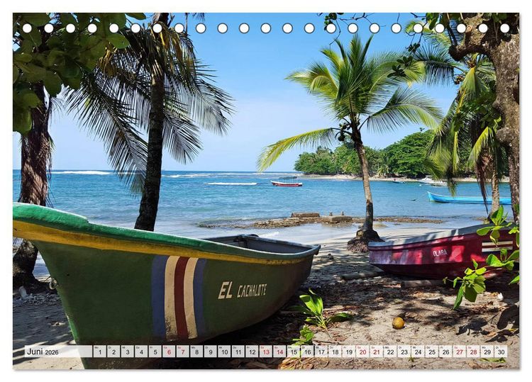 Produktbild: Costa Rica - Lebensfreude pur (Tischkalender 2026 DIN A5 quer), CALVENDO Monatskalender