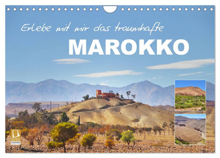 Produktbild: Erlebe mit mir das traumhafte Marokko (Wandkalender 2026 DIN A4 quer), CALVENDO Monatskalender