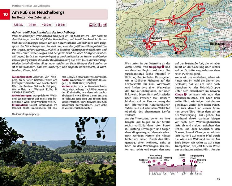 Produktbild: ROTHER Wanderbuch Wandern und Einkehren - Heilbronner Land