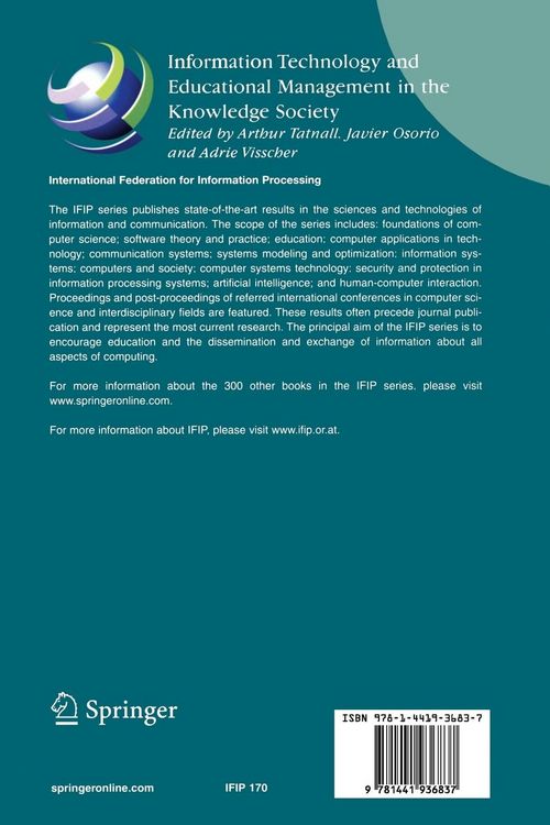 Produktbild: Information Technology and Educational Management in the Knowledge Society