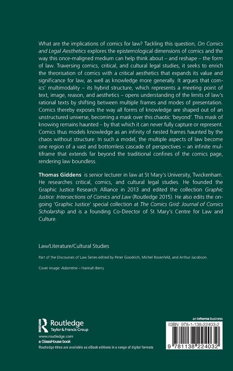 Produktbild: On Comics and Legal Aesthetics