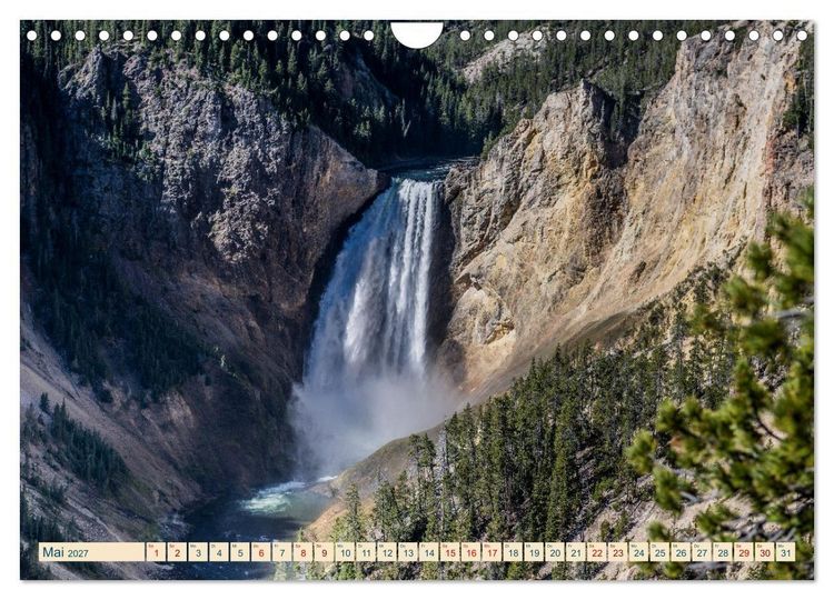 Produktbild: Wyoming, South Dakota Colorado (Wandkalender 2027 DIN A4 quer), CALVENDO Monatskalender