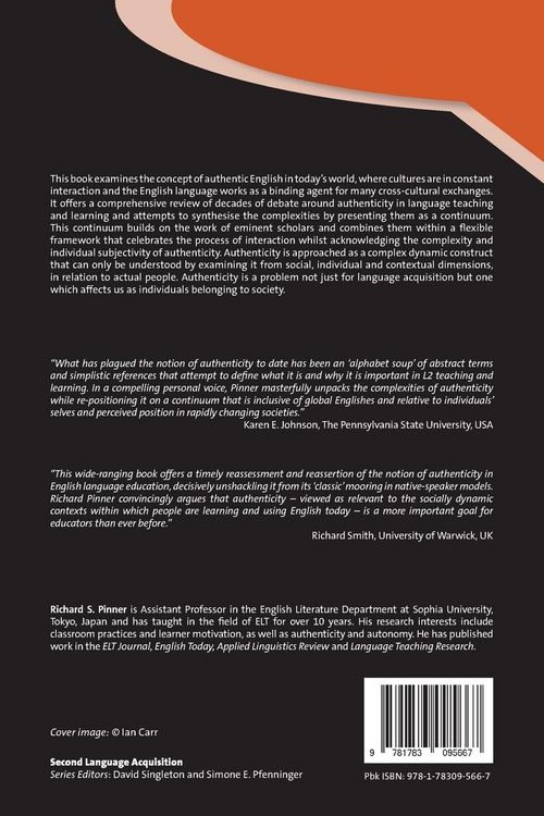 Produktbild: Reconceptualising Authenticity for English as a Global Language