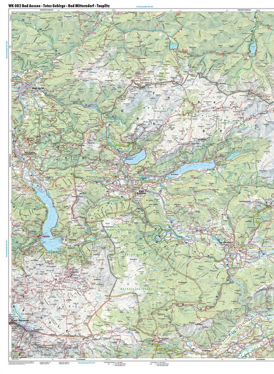 Produktbild: freytag & berndt Wanderkarte WK 0082 Totes Gebirge, Bad Aussee - Bad Mitterndorf - Tauplitz - Warscheneck 1:50.000