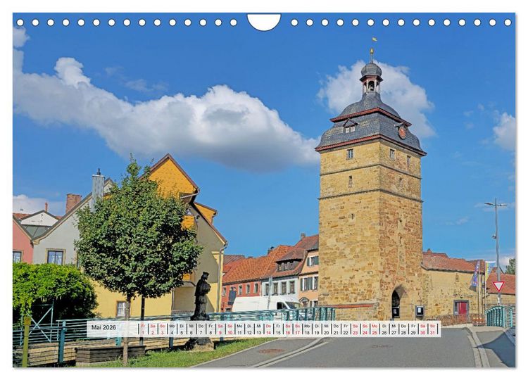Produktbild: Bad Staffelstein - historische Stadt am Obermain (Wandkalender 2026 DIN A4 quer), CALVENDO Monatskalender