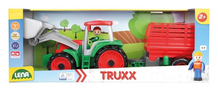 Produktbild: LENA 04428 - TRUXX Traktor mit Heuanh&auml;nger