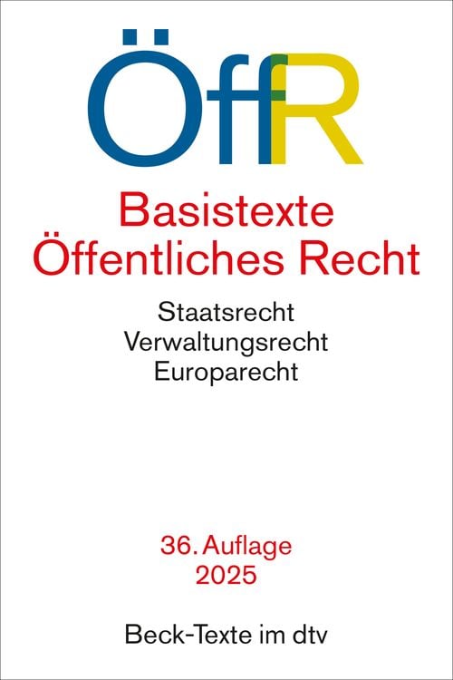 Bild vom Artikel Basistexte Öffentliches Recht vom Autor 