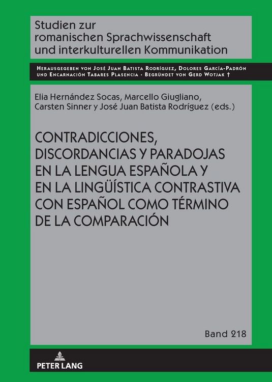 Produktbild: Contradicciones, discordancias y paradojas en la lengua espa&ntilde;ola y en la ling&uuml;&iacute;stica contrastiva con espa&ntilde;ol como t&eacute;rmino de la comparaci&oacute;n