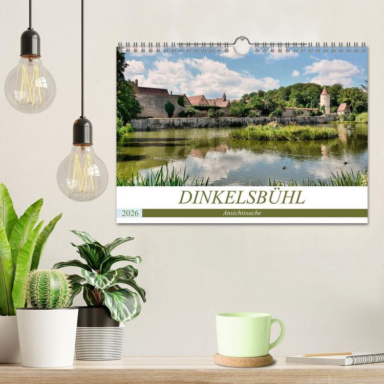 Produktbild: Dinkelsb&uuml;hl - Ansichtssache (Wandkalender 2026 DIN A4 quer), CALVENDO Monatskalender