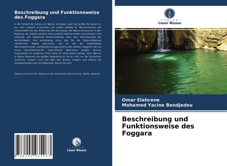 Produktbild: Beschreibung und Funktionsweise des Foggara