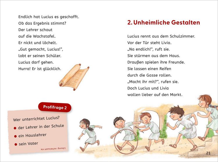 Produktbild: Leseprofis &ndash; Ritter, R&ouml;mer, finstere Schurken, 2. Klasse (Doppelband)