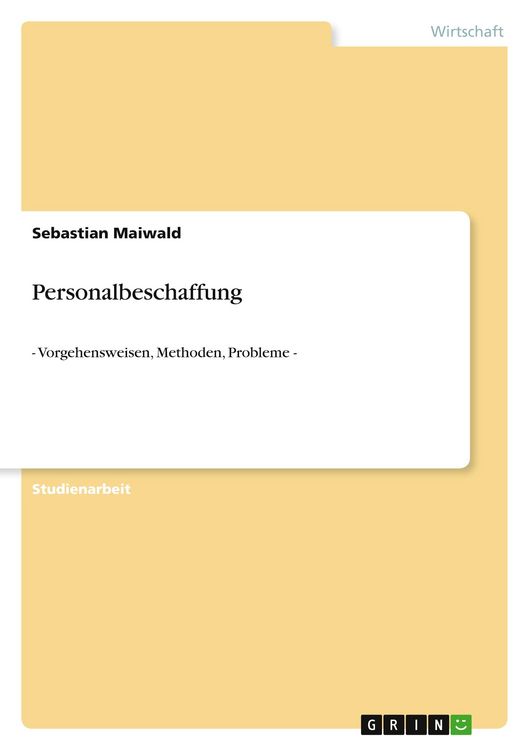 Produktbild: Personalbeschaffung