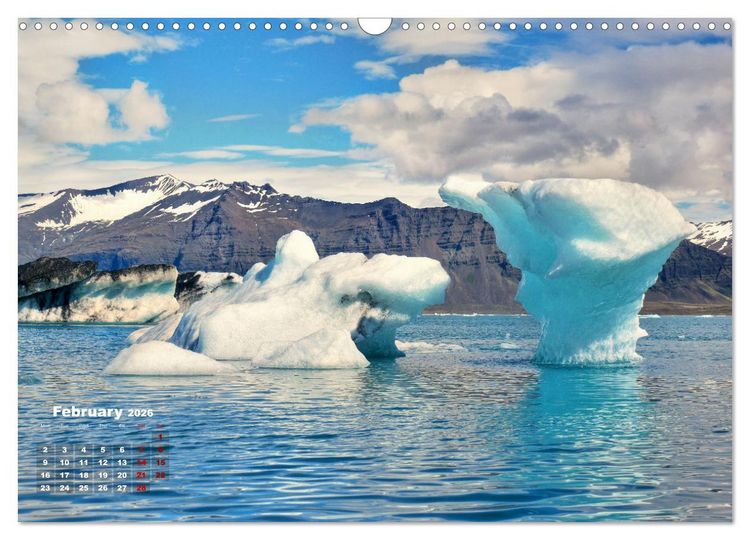 Produktbild: Iceland Beauty of Nature (Wall Calendar 2026 DIN A3 landscape), CALVENDO 12 Month Wall Calendar