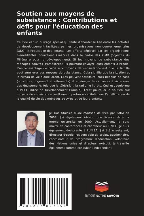 Produktbild: Soutien aux moyens de subsistance : Contributions et d&eacute;fis pour l'&eacute;ducation des enfants