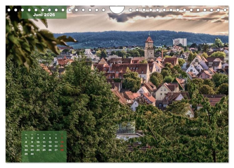 Produktbild: Kontraste Waiblingen (Wandkalender 2026 DIN A4 quer), CALVENDO Monatskalender