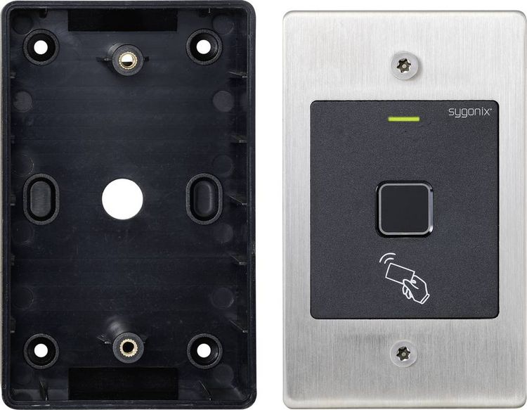 Produktbild: Sygonix SY-4760958 Fingerprint/RFID Zugangssystem Unterputz 12 V/DC, 18 V/DC IP66