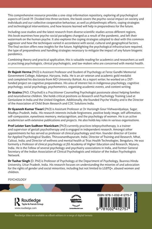 Produktbild: Exploring the Psycho-Social Impact of COVID-19