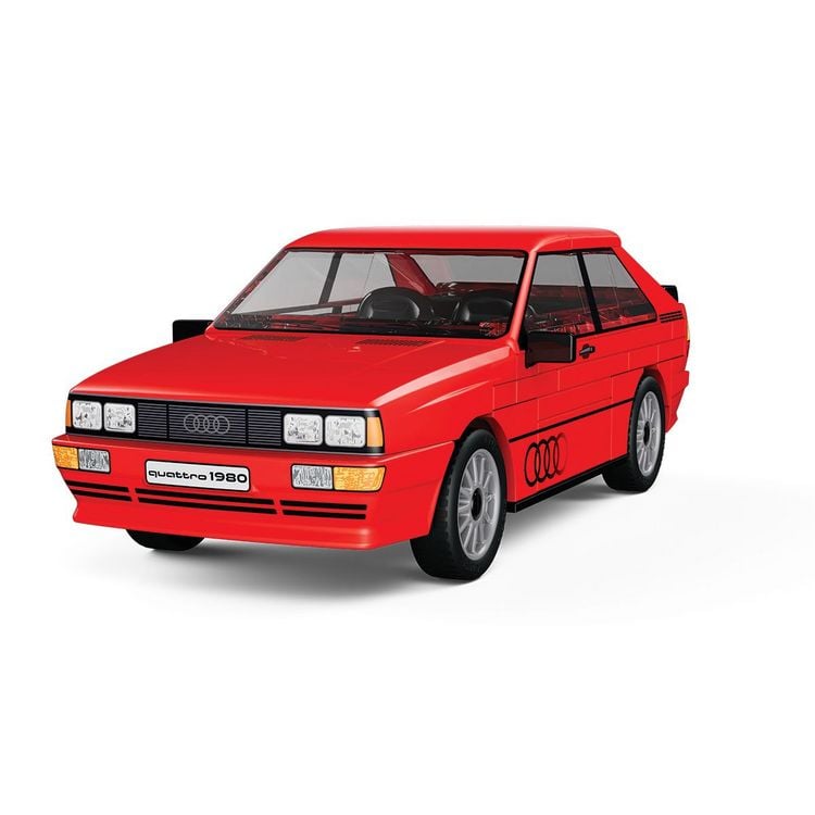 Produktbild: COBI 24664 - Audi Quattro 1980, rot, 1:35, Bausatz, 79 Klemmbausteine