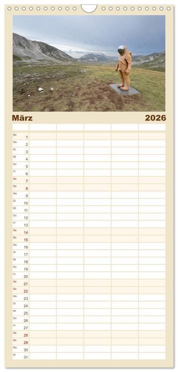 Produktbild: Familienplaner 2026 - Abruzzen - wild und romantisch mit 5 Spalten (Wandkalender, 21 x 45 cm) CALVENDO